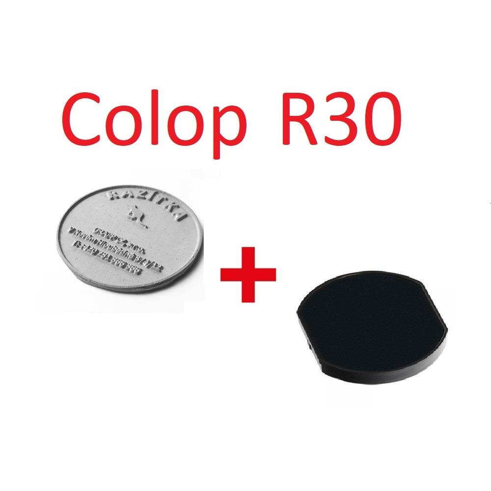 OS5 - HOLVER - ŠTOČEK+POLŠTÁŘEK pro razítko COLOP PRINTER R30