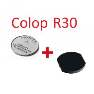 OS5 - HOLVER - ŠTOČEK+POLŠTÁŘEK pro razítko COLOP PRINTER R30